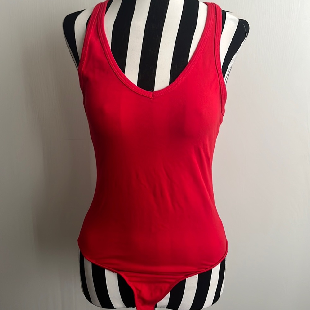 Red bodysuit